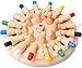 Produktbild T.Face Memory Match Stick Schach Spiel, Familienbrettspiele Hölzerne Gedächtnisspiele, Gedächtnis Schach Pädagogisches Hölzernes Gedächtnisschach der Kinder