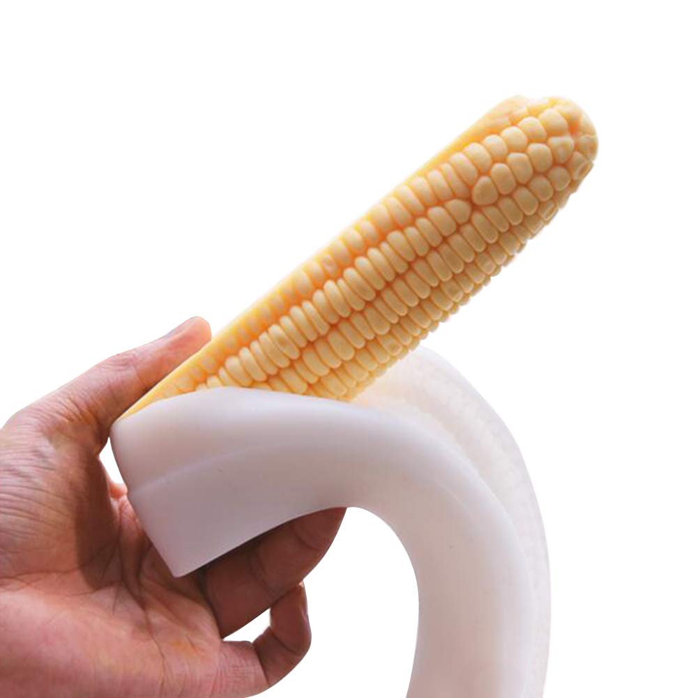 Premium Silicone 3D Corn Shape Cake Mold Vegetables Soap Molds - Food Grade Silicone Candle Chocolate Pudding Ice Cream Fondant Mold - DIY Mousse Decoration Baking Mould Easy Demould