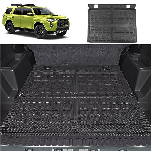 Xipoqix Fit 2010-2023 Toyota 4Runner Trunk Mat Tpe Material Cargo Liner For 2010-2023 Toyota 4Runner Accessories (Fit W/O Sliding Tray) #TOP19