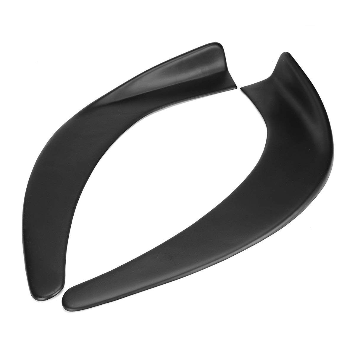 2 Stücke Universal Auto SUV Vorne Deflektor Spoiler Splitter Diffusor Stoßstange Canard Lip Body Schaufeln Stoßstange Splitter Stoßstangenlippenabweiser