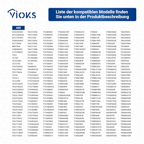 VIOKS Flusensieb/Filter für Trockner Ersatz für AEG Electrolux 807453901/9 8074539019 ausklappbar 335х172х80mm Flusenfilter/Filtertasche/Sieb für Wäschetrockner