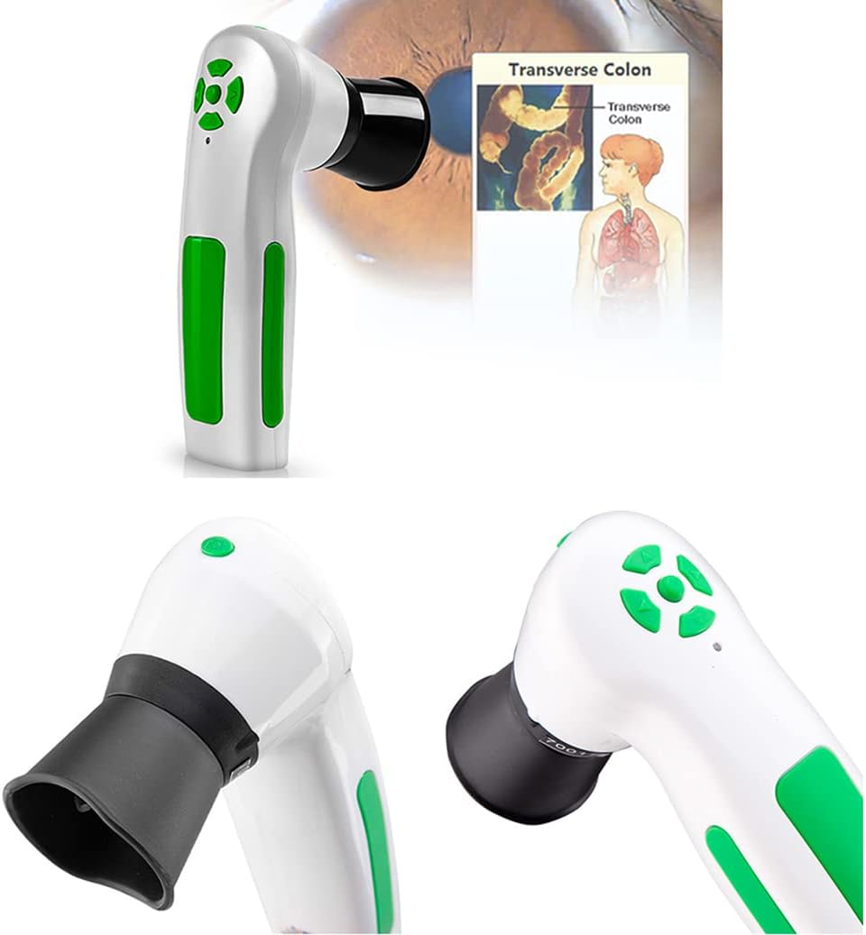 12 MP High Resolution CCD USB Iriscope Diagnostic Eye Camera with 12MP HD 30x Iris Lens and Driver-Free Analysis Software (English Version)