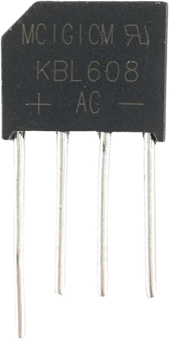 10PCS 6A 800V diode Bridge Rectifier kbl608