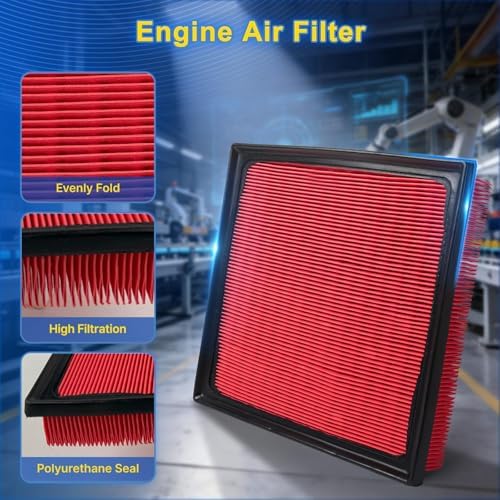 (Hybrid/EV-GAS)Cabin & Engine Air Filter Kit for 2016-2018 Toyota Rav4 2.5L — 사진 5