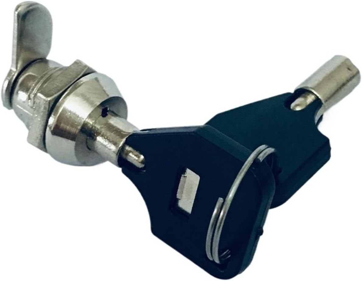 Tubular Key Small Cam Lock MS102 Equipment Shell Electrical Cabinet Simple Lock 1Pcs