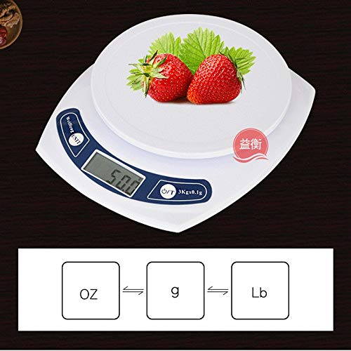 Kitchen Electronic Scale 0.1g Precision Food Baking Ultra-Thin Platform Jewelry Weighing Mini Balance