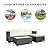 May in Color 5 Piece Outdoor Patio Sectional Furniture Set, Weather Resistant Rattan Outside Couch, Waterproof Conversation Sofa for Balcony, Porch, Backyard, Deck, Garden,Beige