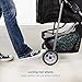 VIVO Black 3 Wheel Pet Stroller for Cat, Dog and More, Foldable Carrier Strolling Cart, STROLR-V003K