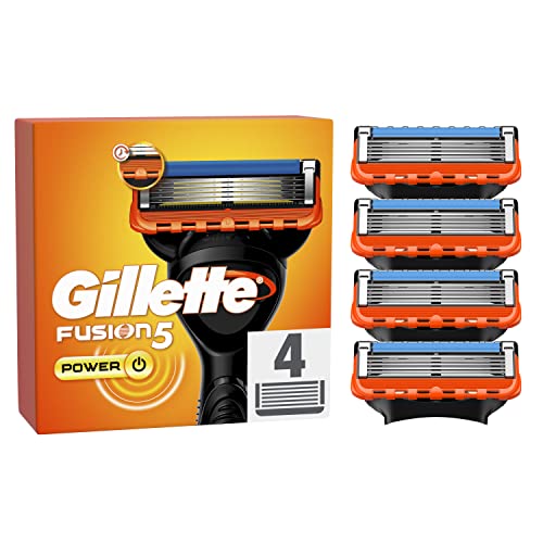 Gillette Fusion5 Hommes 4 Lames de Rasoir Pouvoir