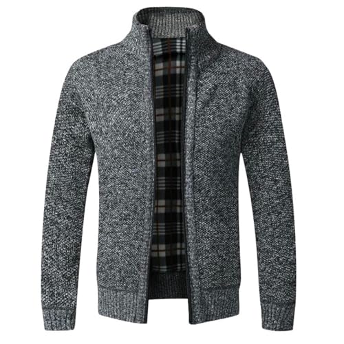 Cardigan décontracté en tricot homme idéal pour le bureau
