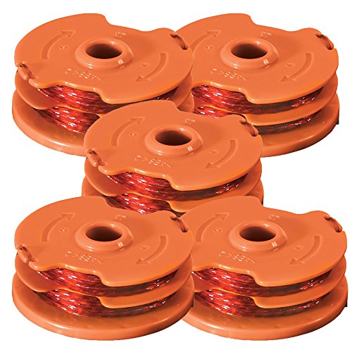 WORX WA0007 Dual Grass Trimmer Line 2 x 16' (5 Pack) for Electric Trimmers