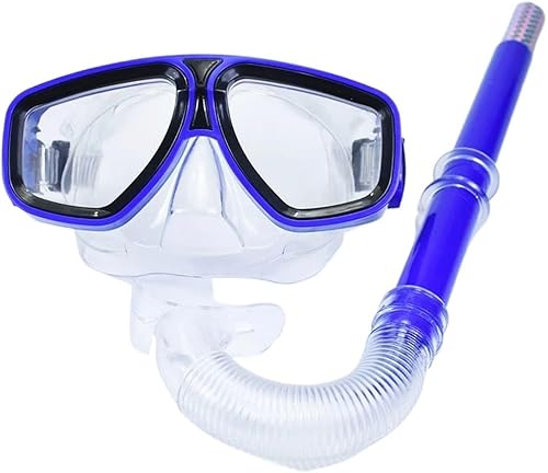 Snorkeling Gear Máscara De Esnórquel Conjunto De Gafas De Buceo para Niños Y Adultos Conjunto De Tubo De Gafas De Buceo Diadema Ajustable Equipo De