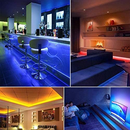 EKSAVE 4 Pin RGB LED Light Strip Connectors 5 Pcs L Shape+5 Pcs Gapless for SMD 5050 Multicolor LED Strip (10 Pcs)