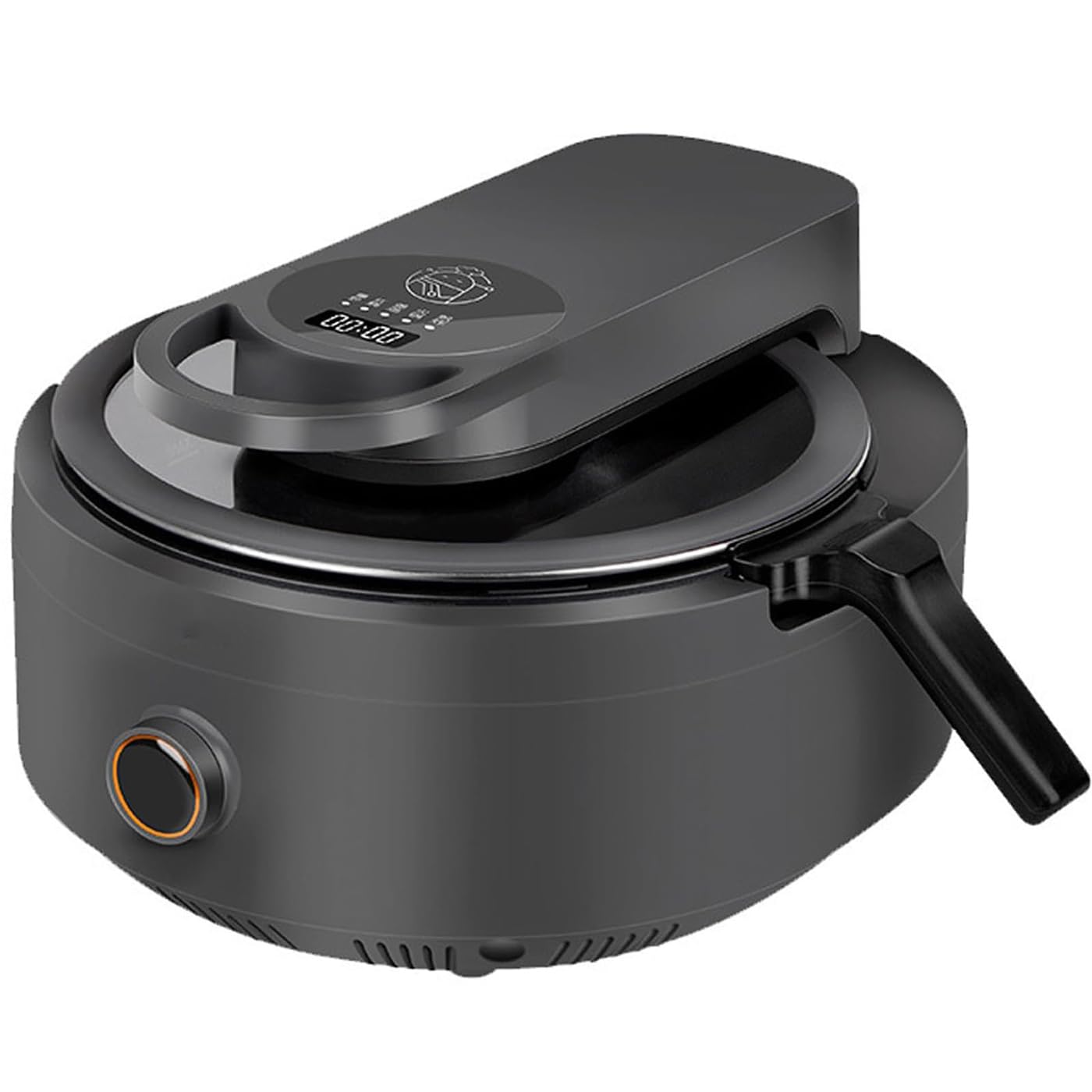 Inteligentna maszyna do gotowania, komercyjna automatyczna maszyna do smażenia na patelni, duża moc 2000 W, powłoka nieprzywierająca i duża pojemność 3,5 l, szybki wydech, inteligentne mieszanie