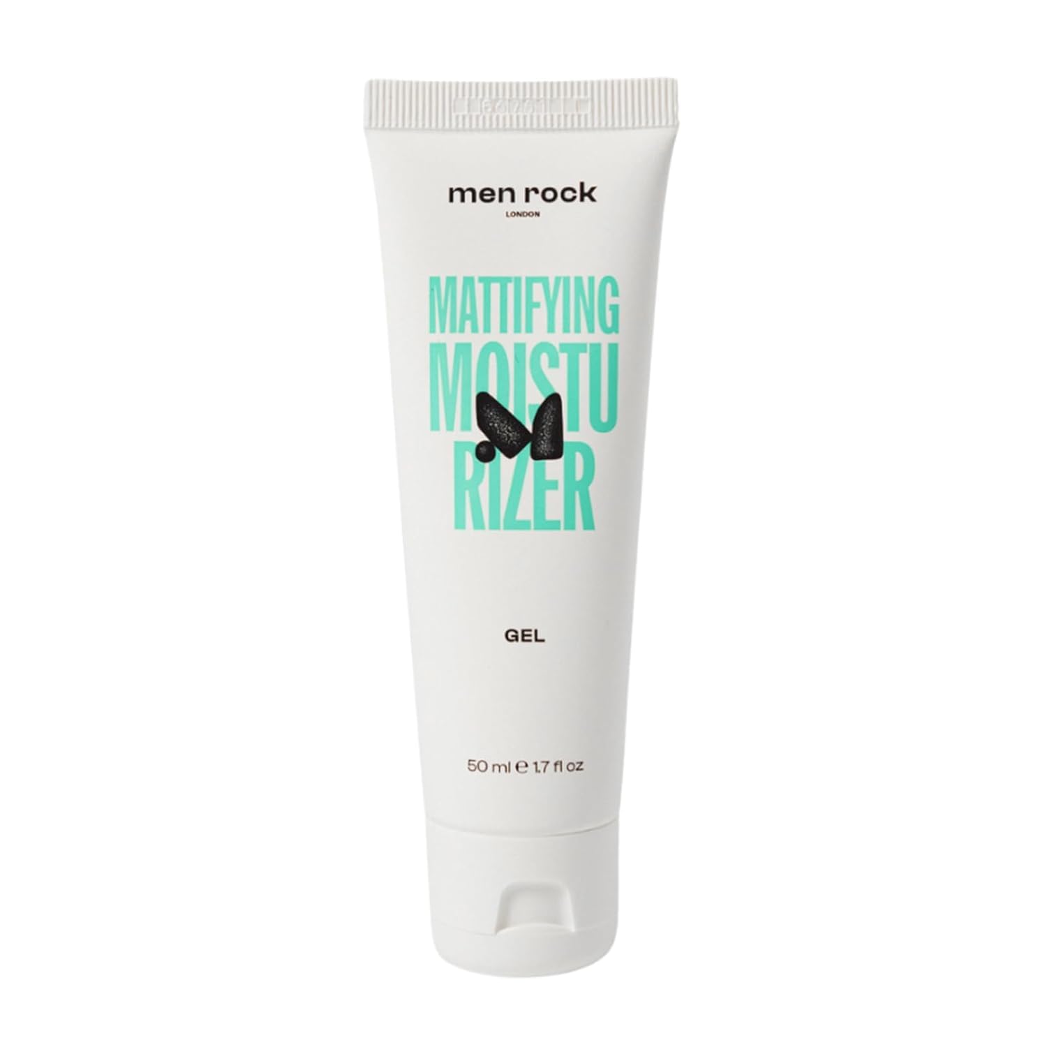 Men Rock Crema idratante opacizzante per uomini – Smoisturizer viso naturale con niacinamide e acido salicilico – regolatore dell'olio, raffinante dei pori e antibatterico – per pelle chiara, vegano,
