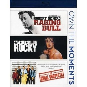 Blu-ray Triple Feature - Raging Bull / The Usual Suspects / Rocky [Blu-ray] Book