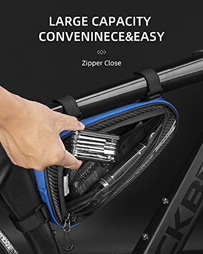 Image of ROCKBROS Bike Frame Bag Triangle Storage Bag Bike Accessories Pouch Cycling Pack for MTB Road Bicycle