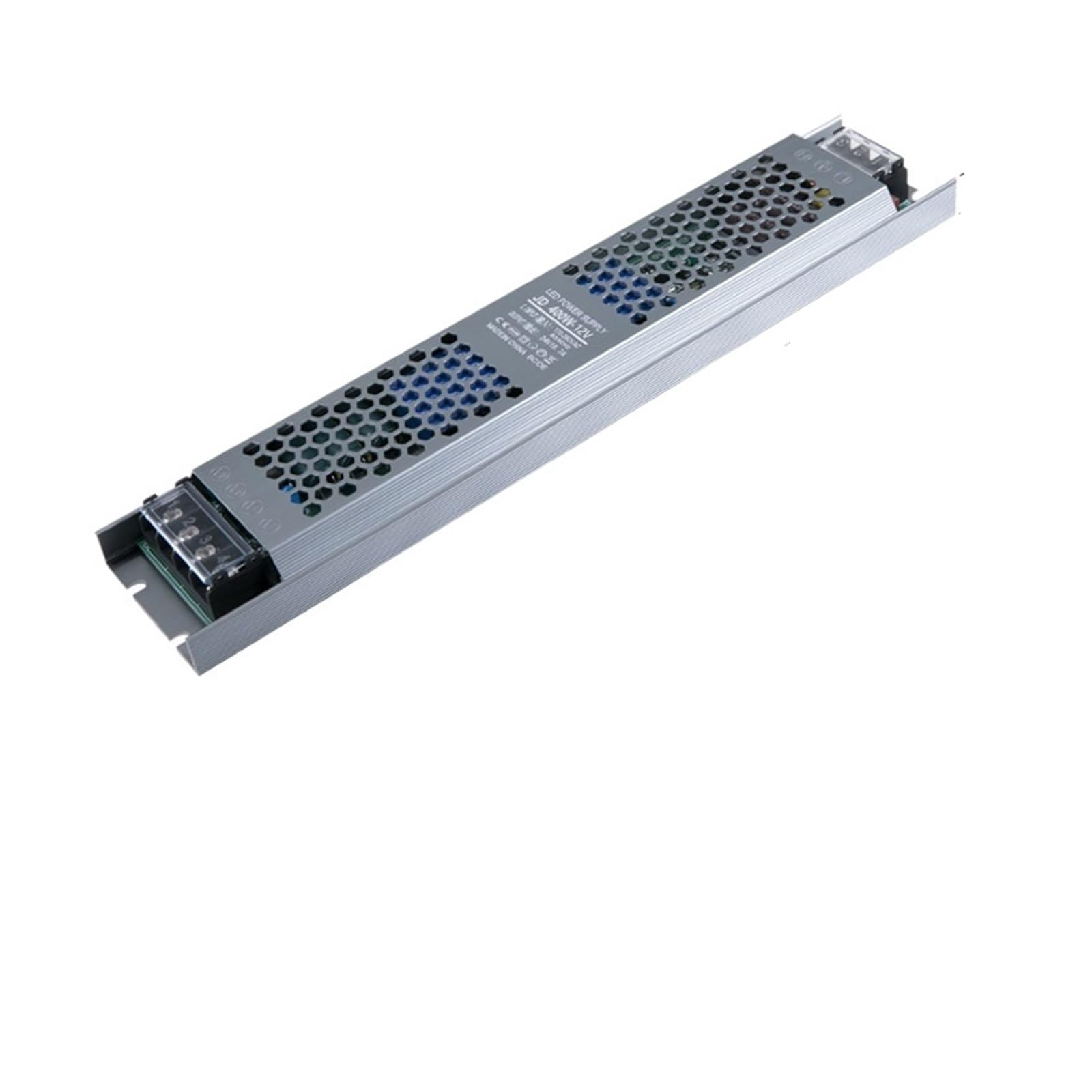Alimentation LED 12V 400W transformateur ultra-mince pour ruban éclairage intérieur