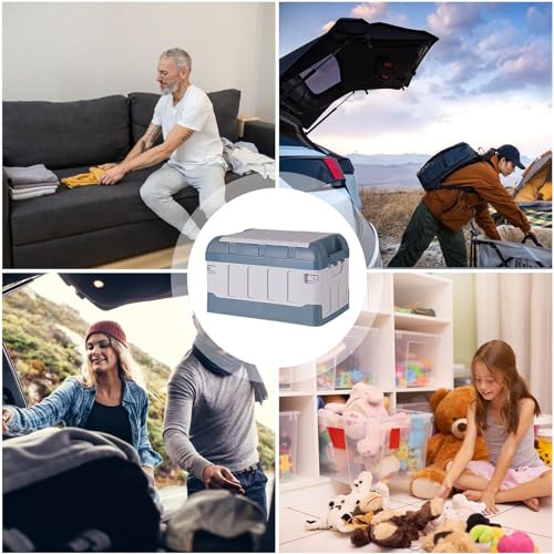 Boîte de rangement pliable multifonction de capacité Teksome pour camping - 5