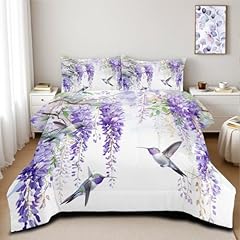 Purple Floral Bird Jf7177