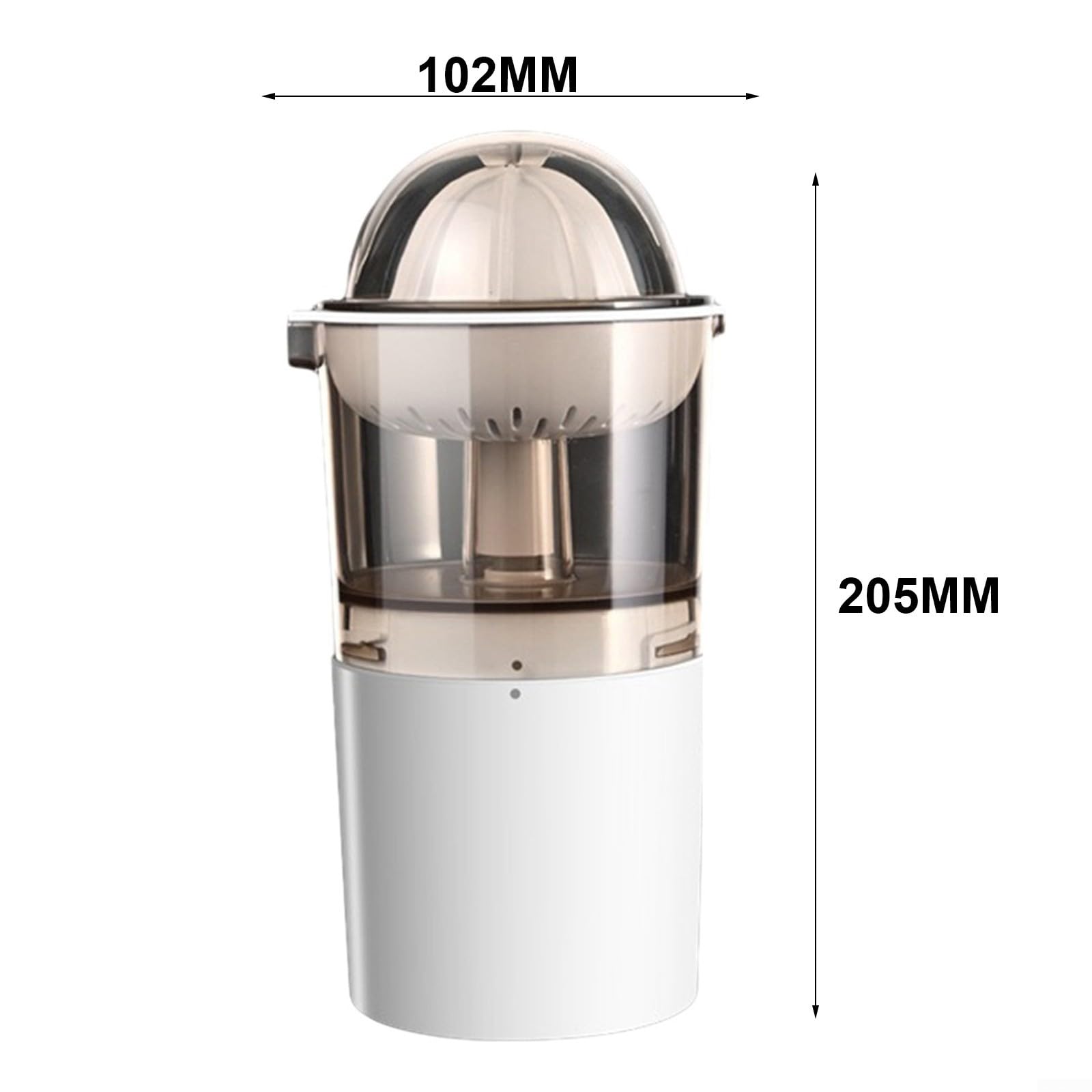 ReachMall Presse-agrumes électrique, sans fil, portable, blanc, avec USB, grande capacité, 2 vitesses, lames en acier inoxydable, passe au lave-vaisselle, 2023