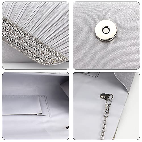 Image of Goclothod Evening Clutch Handbag Women Fashion Crossbody Shoulder Bag Chain Purse