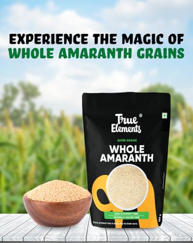 Image of True Elements Whole Amaranth 500gm - Rajgira for Fasting | Rajgira seeds | Gluten Free Atta | High in Fibre and Protein