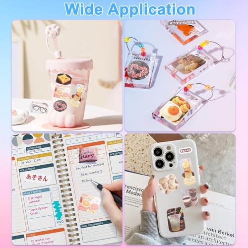 Image of 700Pcs Cute Scrapbook Stickers Travel Japanese Sticker Book for Adult Kawaii Korean Stickers for Journaling Heisei Retro Aesthetic Sticker Bulk Manga Style Decor for DIY Crafts Junk Journal Gifts Fog