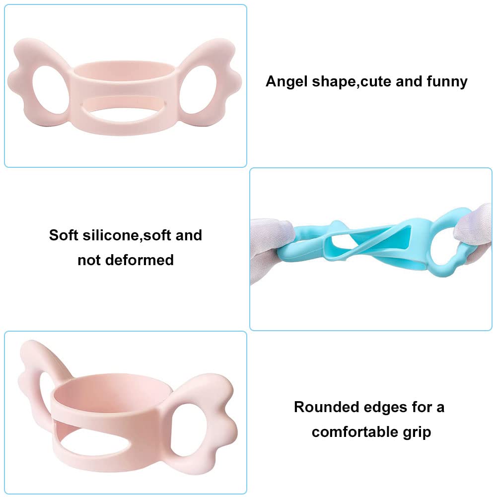 Manici Per Biberon In Silicone - 2 Pezzi Universali, Per Alimentazione Baby, Colorati - Foto 9