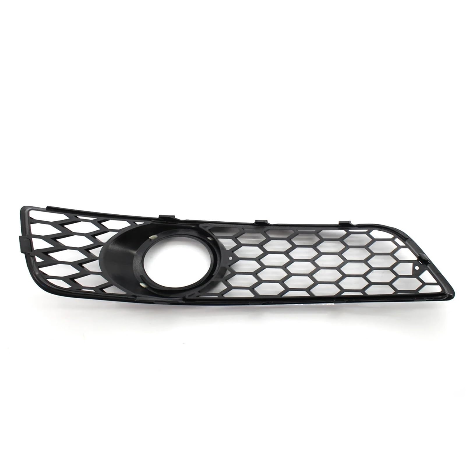 Bocchette Aria Condizionata Copertura per mascherina fendinebbia, paraurti anteriore, griglia lampada con foro lampada, stile maglia, adatta per Audi A3 8P 2009, 2010, 2011-2013(Glossy Black)