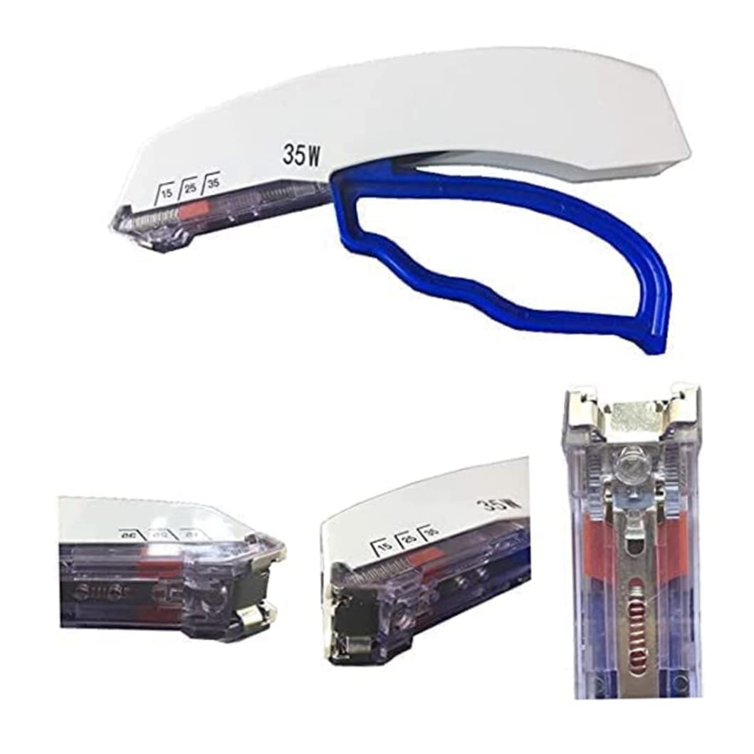Skin Heftler 35W Einweghauthautstapler Hauthefter Entferner Wundhefter für ERSTE AIDE Feld -Notfallpraxis, Stapler, Stapler