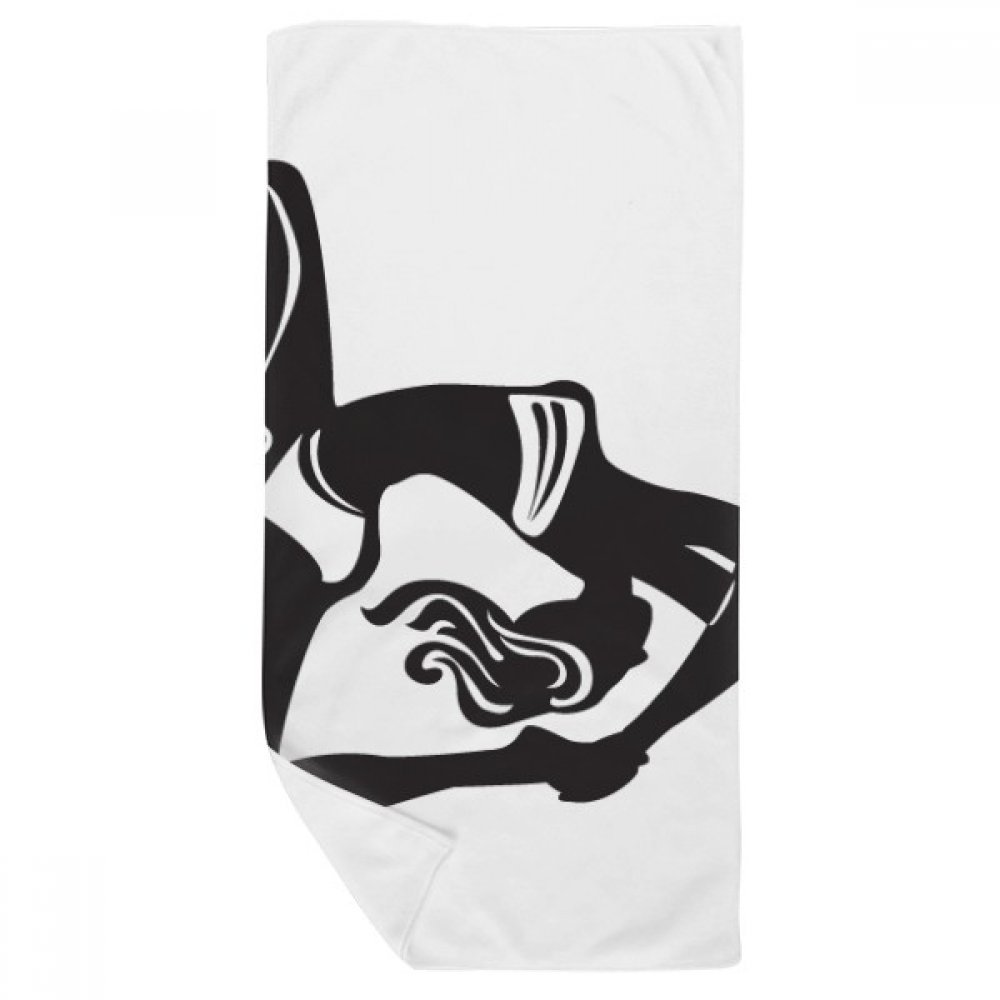 Serviette de bain yoga stretch multicolore 35x70cm idéale pour vos séances de sport