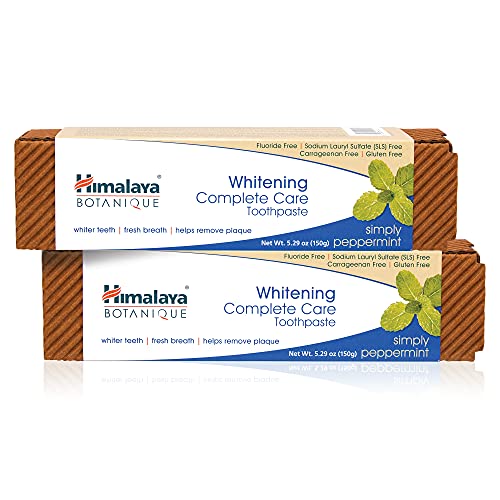 Himalaya Botanique Whitening Toothpastes (Whitening Simply Peppermint, 2 PACK)