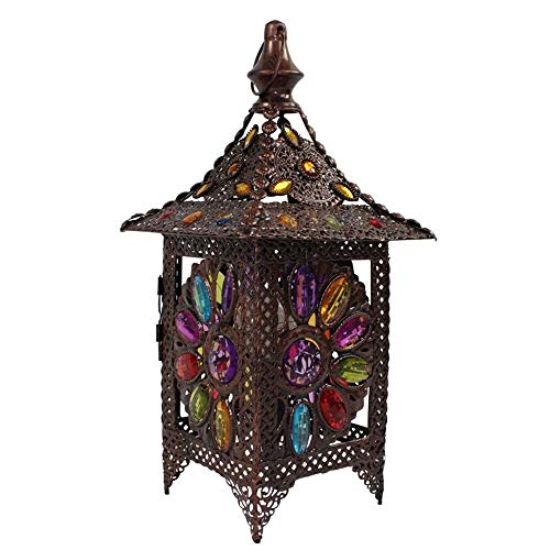 Preisvergleich Produktbild DIAOD Mittelmeer Retro Kleine Tischlampe Schlafzimmerlampe Klassische Nachttischlampe Handgefertigte Perlen Schlafzimmer Esszimmer Bar