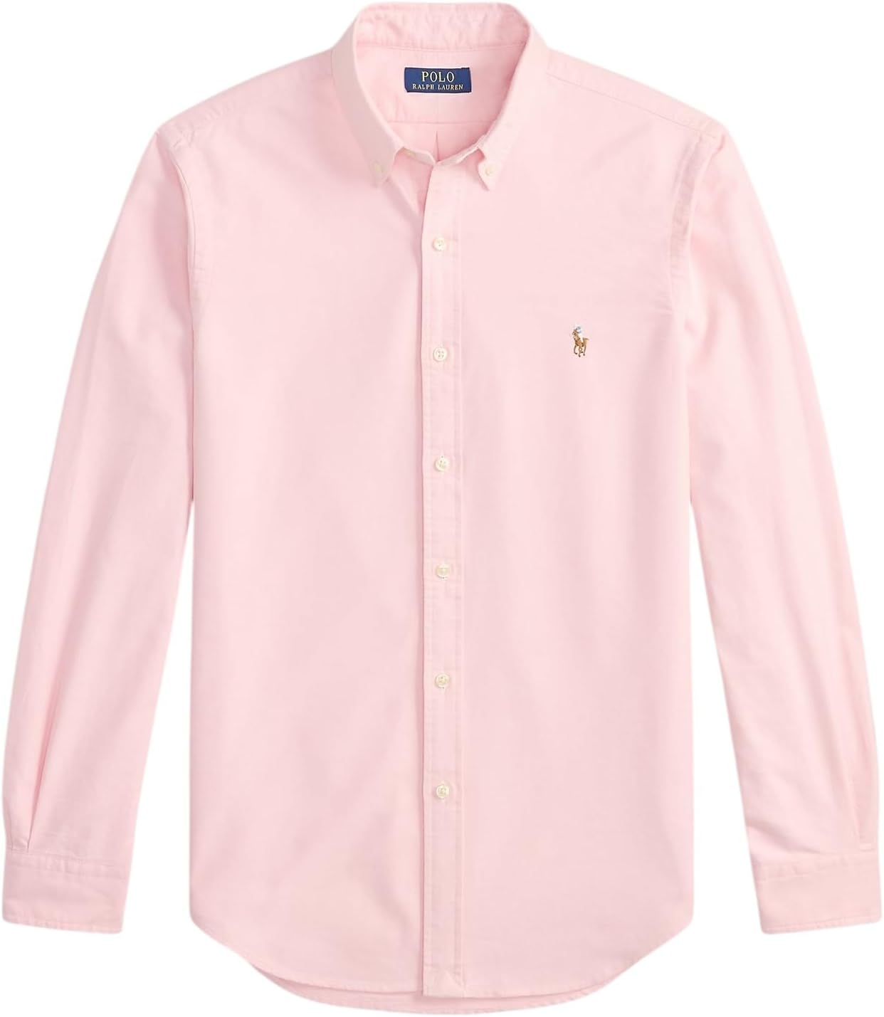 POLO RALPH LAUREN Men's Long Sleeve Slim Fit Oxford Button Down Shirt