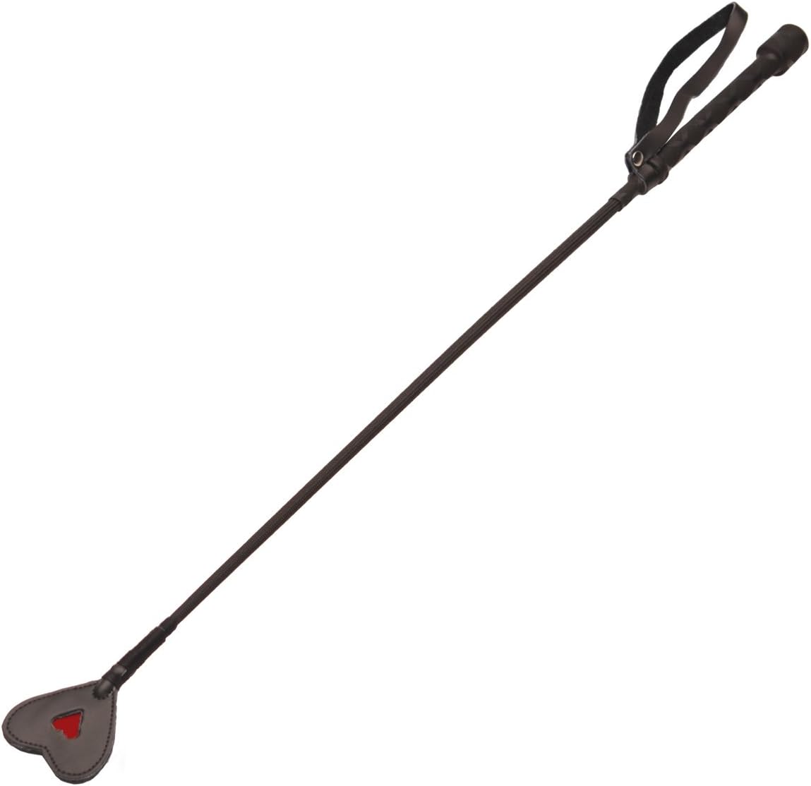 Leather Heart Tip Crop