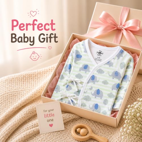 Image of The Mom Store Baby Romper Jabla Style Combo For Boys And Girls | Cotton | Soft Infant Bodysuit | Trendy Stylish Sleepwear For Newborn Baby | Printed | Unisex Comfortable Everyday Baby Wear