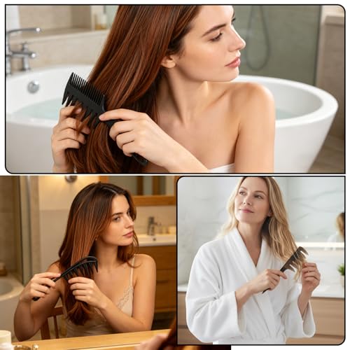 Set de 4 Peines para Estilizar Cabello Para Hombres miniatura 6