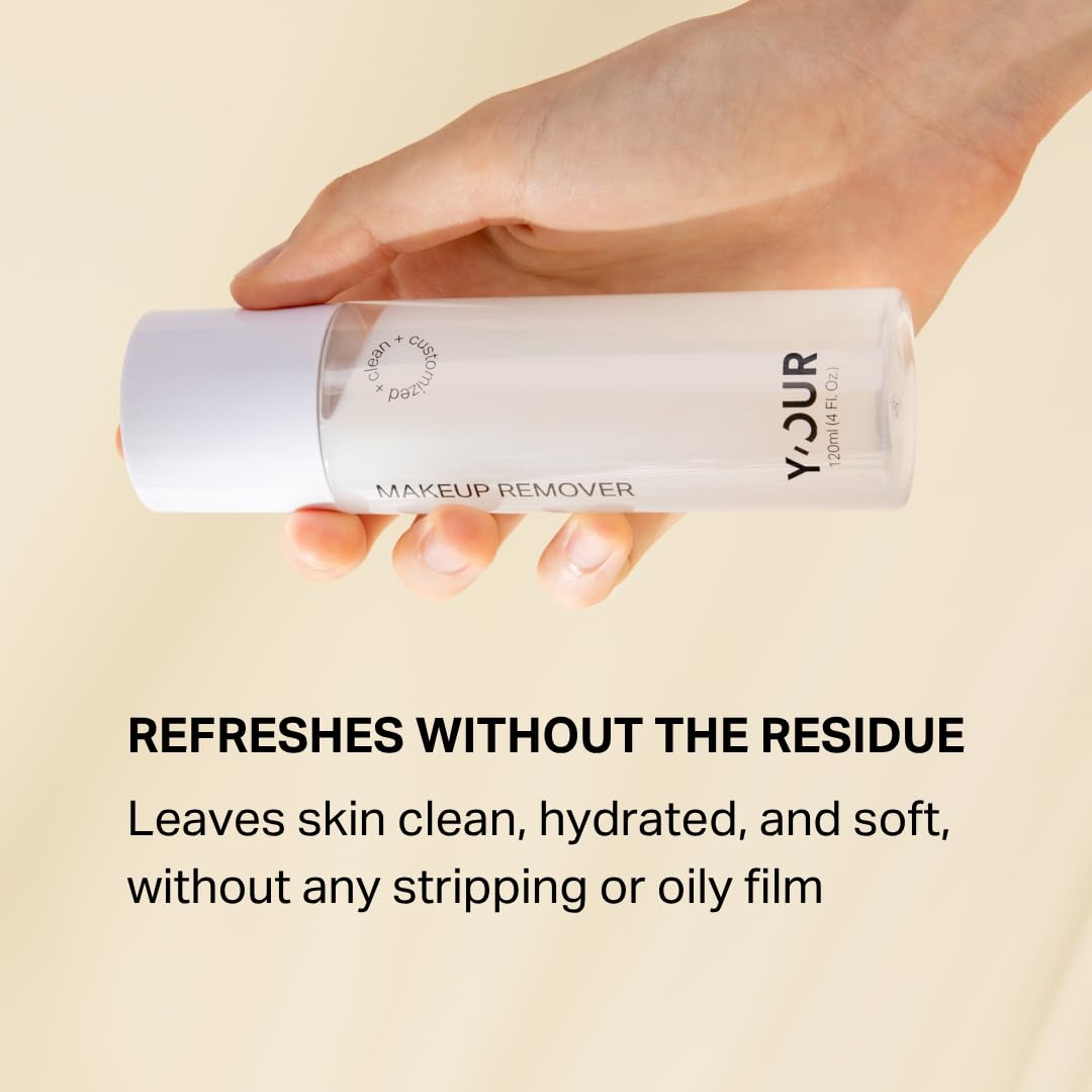 Y'OUR Soothing Micellar Cleansing Water | Removes Waterproof Makeup for Face, Eyes & Lips | Hydrating, Oil Control & Non-Irritating for Sensitive Skin | with Aloe Vera & Fruit Extracts - Image 7