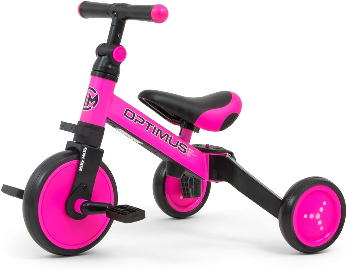 Milly Mally Optimus in tricycle mode with pedals