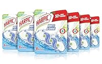 Harpic White and Shine Lime Fresh Bleach Block Toilet Cleaner 39 g (Pack of 6)