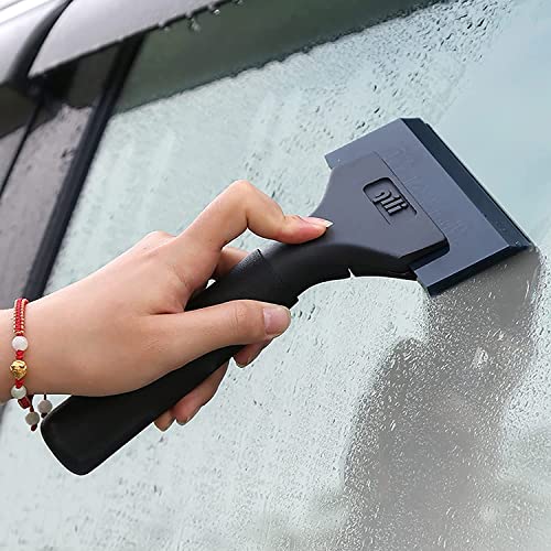 Image of Phoenix Enterprise Squeegee Heavy duty Nylon rubber with aluminum alloy strong bracket and handle with anti-slip grain handle cover for cleaning window , Vinyl application, tint application, etc. with allen key (Pack of 2)