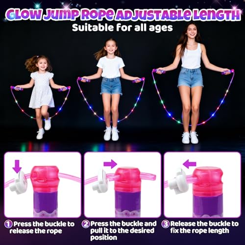 Cuerda de saltar LED para niños para hacer ejercicio divertido en casa 5