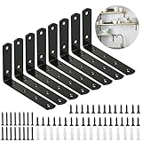 【Weit verbreitet】DIY-Regal eignet sich sehr gut für kleine und mittlere Bücherregale, Geschäfte, Studien, Boote, Wohnmobile, Terrassen, Anhänger, Küchen und Bäder, Fenster, Schränke, Möbel usw., sehr gut geeignet für Dekoration und Platzersparnis.