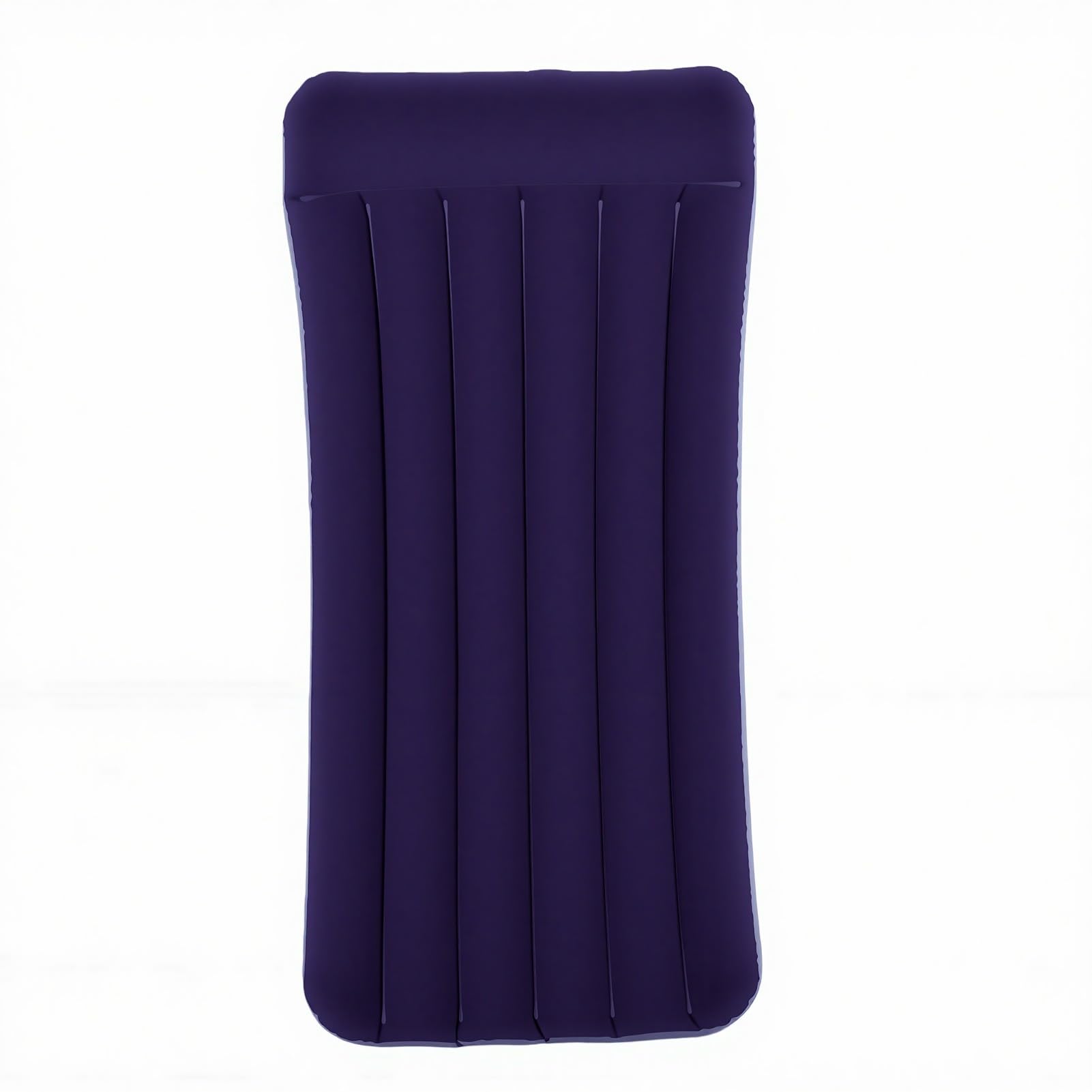 Ejoyous Aufblasbares Luftbett, PVC-Luftmatratze, 180 X 91 X 25 cm, mit Integriertem Kissen, Doppeltes Auslaufsicheres Ventil, Wasserdicht, Dicke Stütze für Camping, Reisen, Zuhause, Büro, Nickerchen