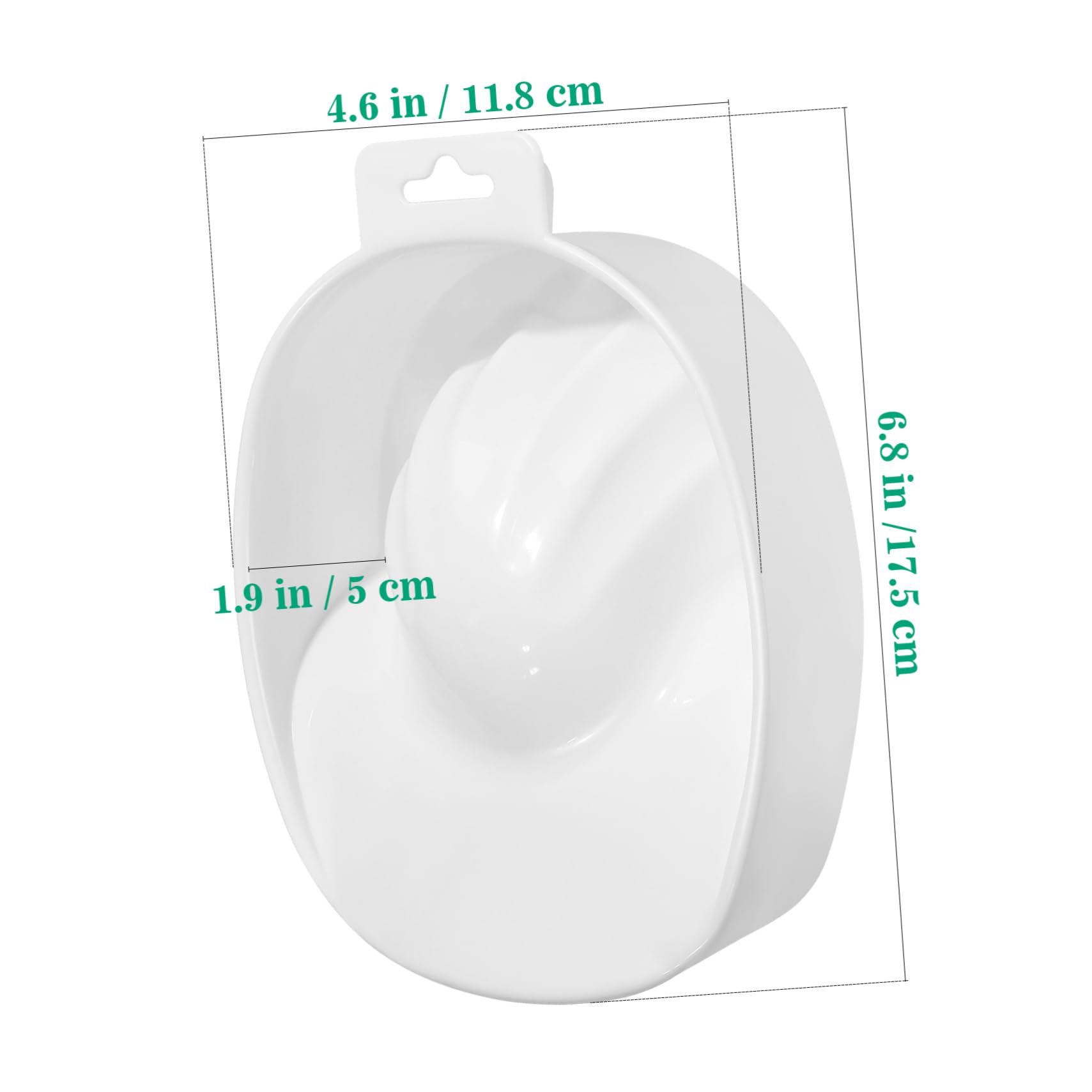 Healeved Single-layer Soaking Bowl for Nail Removal Rectangular Nail Care Bowl Manicure Tools