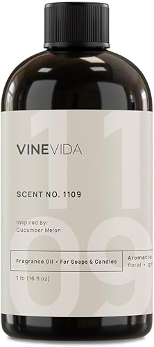 Miniatura 296 de VINEVIDA [4 onzas] Aceite de fragancia de madera de teca de caoba para fabricación de velas y fabricación de jabón, aromas de velas prémium para