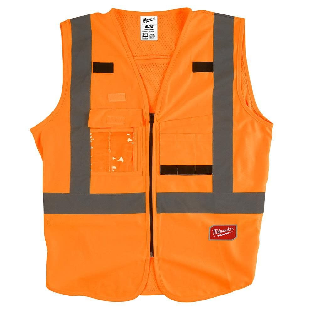 Milwaukee Electric - HI VIS Orange Safety Vest-XXL/XXXL