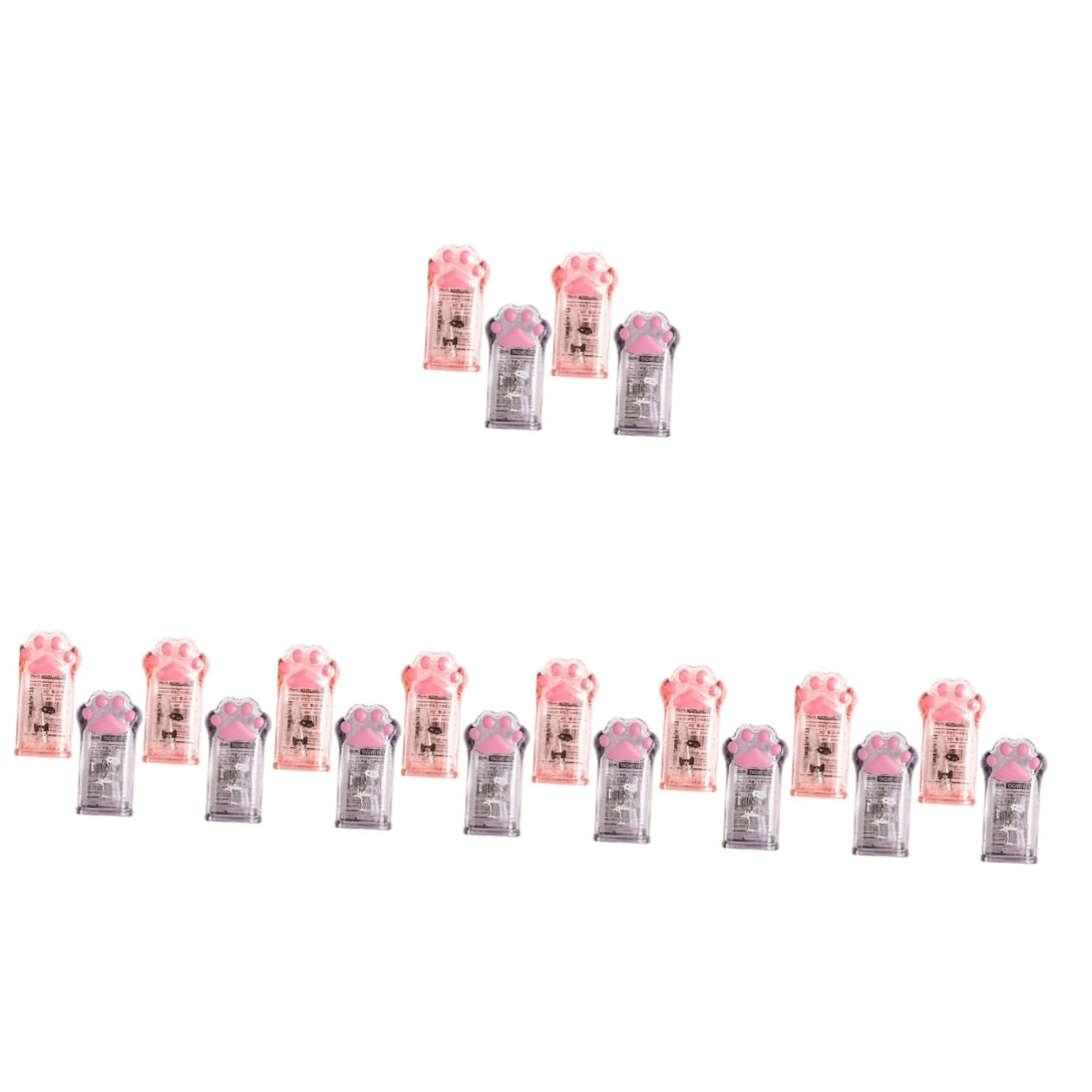 SHINEOFI 20pezzi Pz Temperamatite Manuali Forma Di Zampa Di Gatto Affilatori Per Matite Per Cancelleria Carina Per Scuola Design Creativo e Pratico