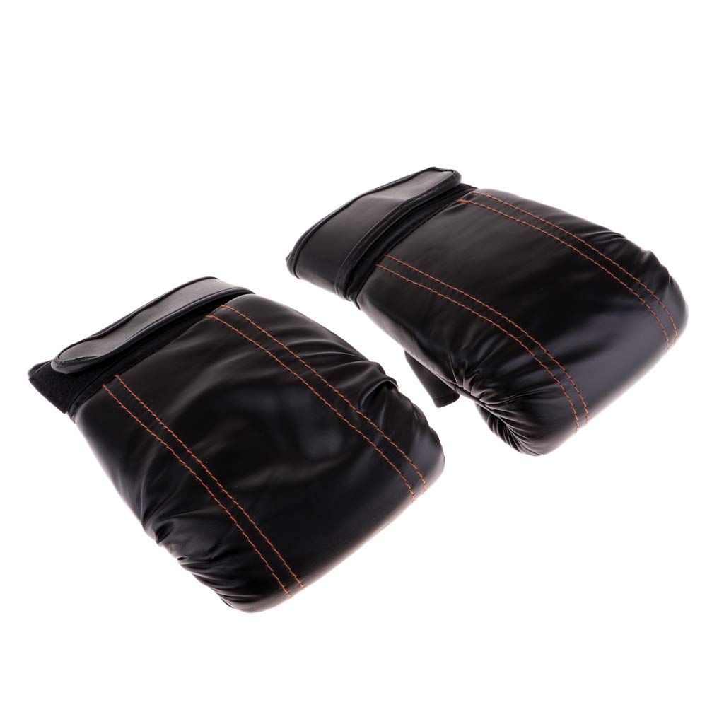 GlobalNiche® Punching Boxing Muay Thai Training Mitts Kickboxing MMT Black